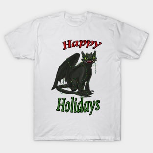 Toothless - Happy Holidays T-Shirt